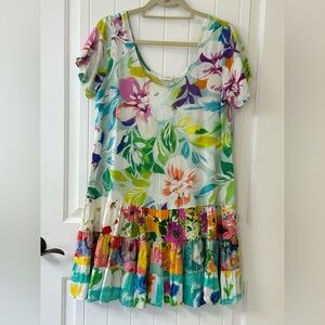 Jam’s World Hattie Dress Joy Print Hawaii Hawaiian Size-Small Crystal Print